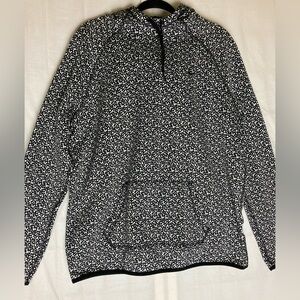 Nike Black and White women thermal training hoodie